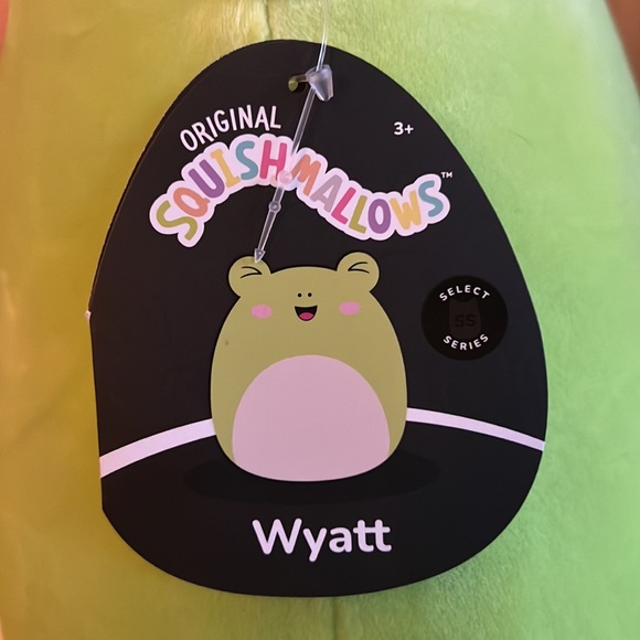 *CROSS LIST* NWT 12” Select Series Wyatt the Frog Squishmallows rare collectible - Picture 3 of 7